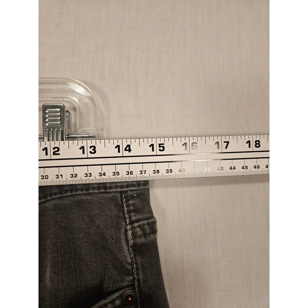 Levis 512 Slim Taper Jeans Mens 30x30 Washed Black Grey Denim 28833-0108